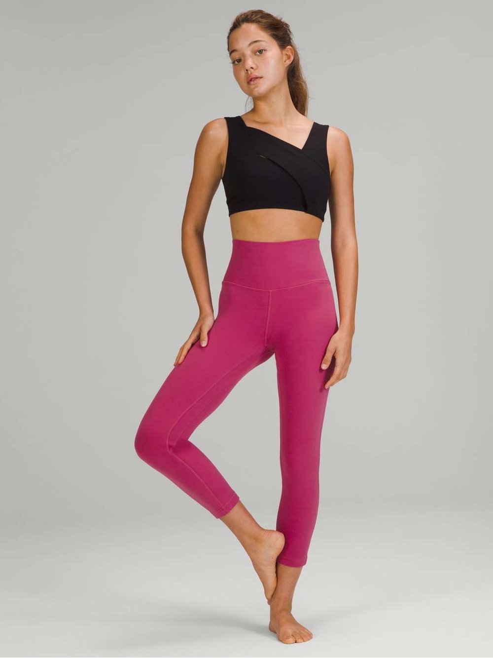 Lululemon Pink Align High-Rise Cropped Leggings Size 4